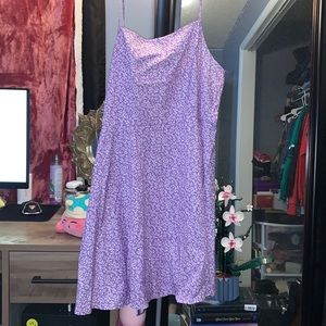 purple cami dress